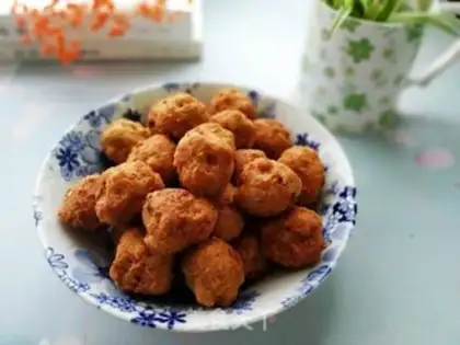 Make Dry tofu meatballs step 8