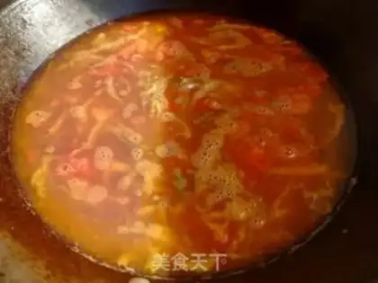 Make Tomato shrimp pasta step 12