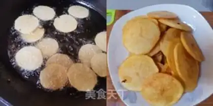 Make Salted egg and yellow potato chips step 2