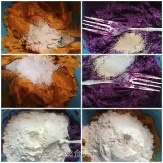 Make Potato-coloured buns step 2