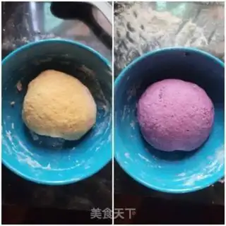 Make Potato-coloured buns step 3