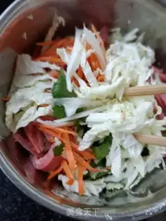 Make Garlic cabbage step 8