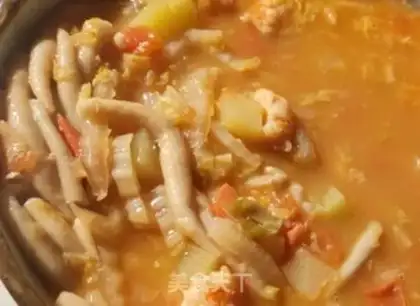 Make Tomato shrimp pasta step 18