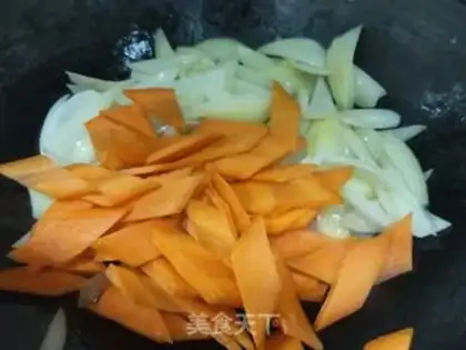 Make Carrot onions step 4