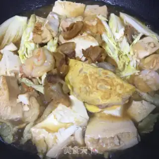 Make Shrimp cabbage and tofu step 9
