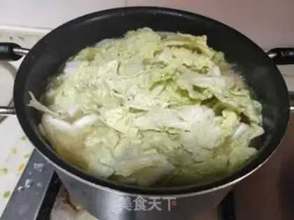 Make Tofu-cooked rice cake step 7