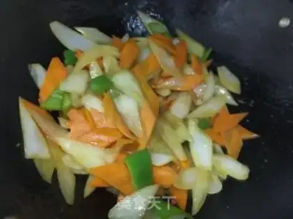 Make Carrot onions step 8