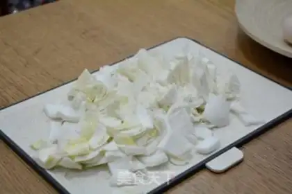 Make Bean tofu egg soup step 1