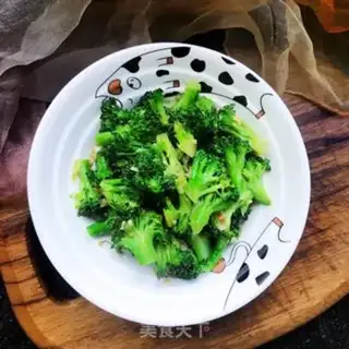 Make walnut oil and broccoli step 6