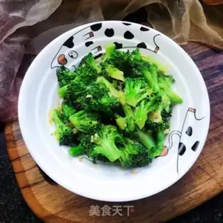 Make walnut oil and broccoli step 8