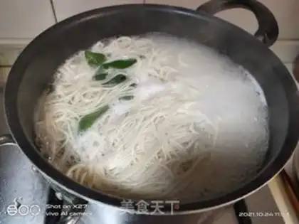 Make Red eggplant noodles step 6