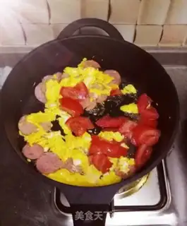 Make Egg ham step 2