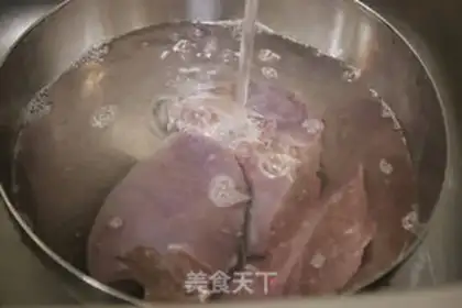 Make Coldly mixed with pig liver step 4