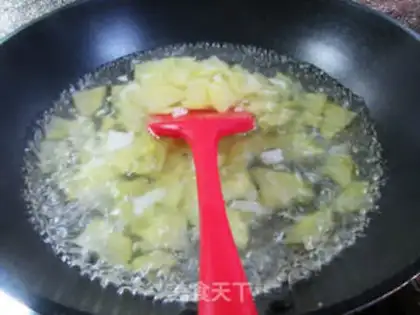 Make ♪ Onion shrimp fried potatoes ♪ step 3