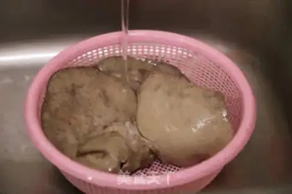 Make Coldly mixed with pig liver step 8