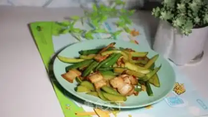 Make Five flowers, cucumber step 6