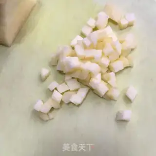 Make Apple cheese balls step 1