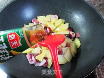 Make ♪ Onion shrimp fried potatoes ♪ step 7