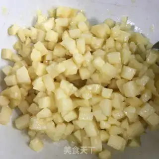 Make Apple cheese balls step 3