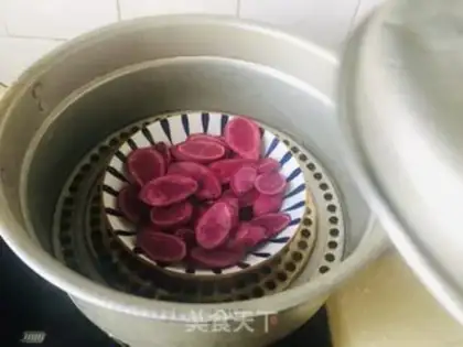 Make Milky potato buns step 1