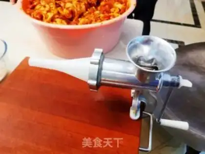 Make Spicy sausage step 4