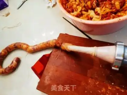 Make Spicy sausage step 5