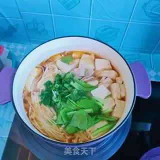 Make Hot cabbage tofu step 16