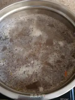 Make Korean abalone congee step 1