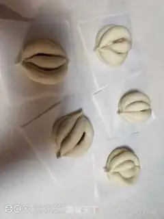 Make Flower buns step 7