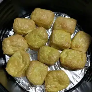 Make Air frying pot, tofu step 3