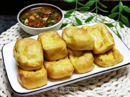 Make Air frying pot, tofu step 7