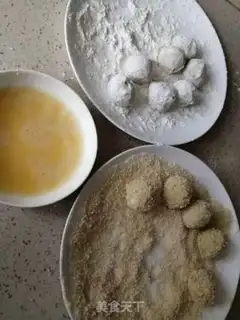 Make Potato shrimp balls step 2