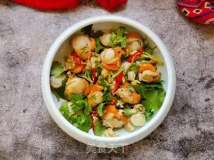 Make A fragrance with scallops step 9