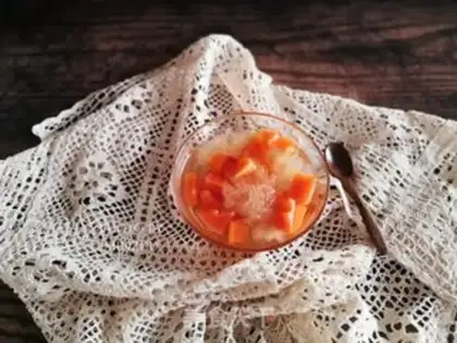 Make The papaya silver ear soup step 10