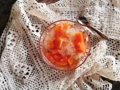 Make The papaya silver ear soup step 11