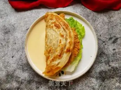 Make Hand-picked burrito chicken steak step 12