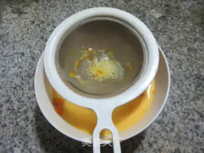 Make Milk egg steaming pumpkins step 5