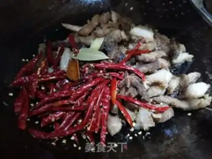 Make Spicy pork fries step 7