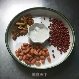 Make Red bean peanut walnuts step 0
