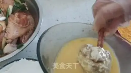 Make A chicken leg with a fragrance step 8
