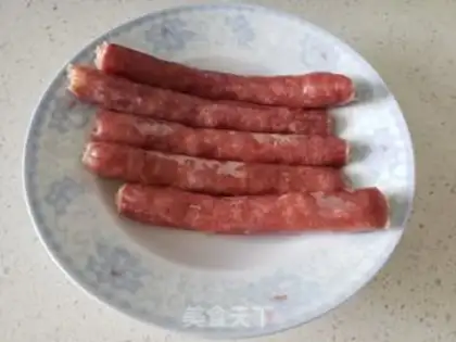 Make A wide salami step 1