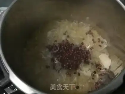 Make Red bean bean silver spoon step 2
