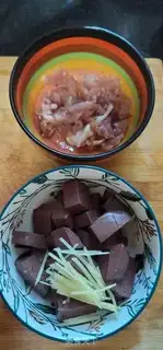 Make Skinny pork porridge step 0