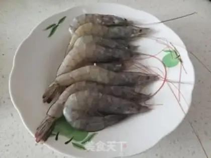 Make Pork-cooked shrimp step 0