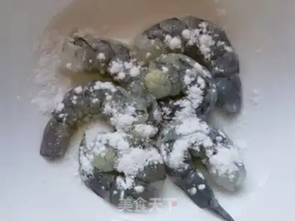 Make Black pepper sauce, shrimp step 2