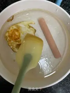 Make The egg ham and the ham step 3