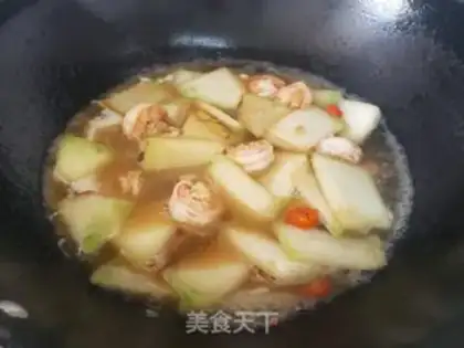 Make Pork-cooked shrimp step 5