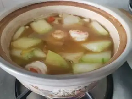 Make Pork-cooked shrimp step 6