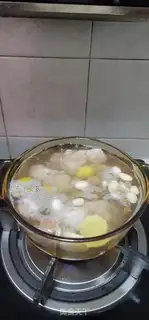 Make Rock-and-martial olive chop soup step 4