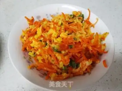 Make Steamed carrots and celery leaves and mollies step 7